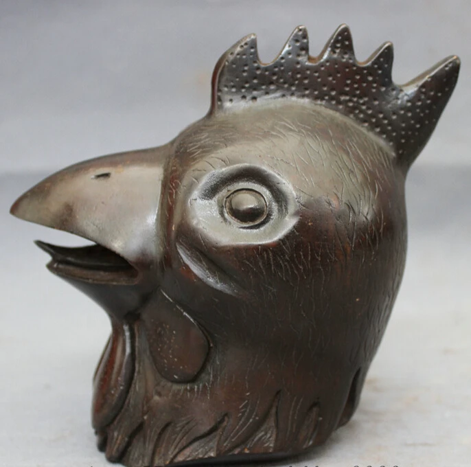 song voge gem S3897 Famous Year Zodiac Chinese Bronze Copper Animals Folk Curture Cock Head Statue
song voge gem S3897 Famous Year Zodiac Chinese Bronze Copper Animals Folk Curture Cock Head Statue