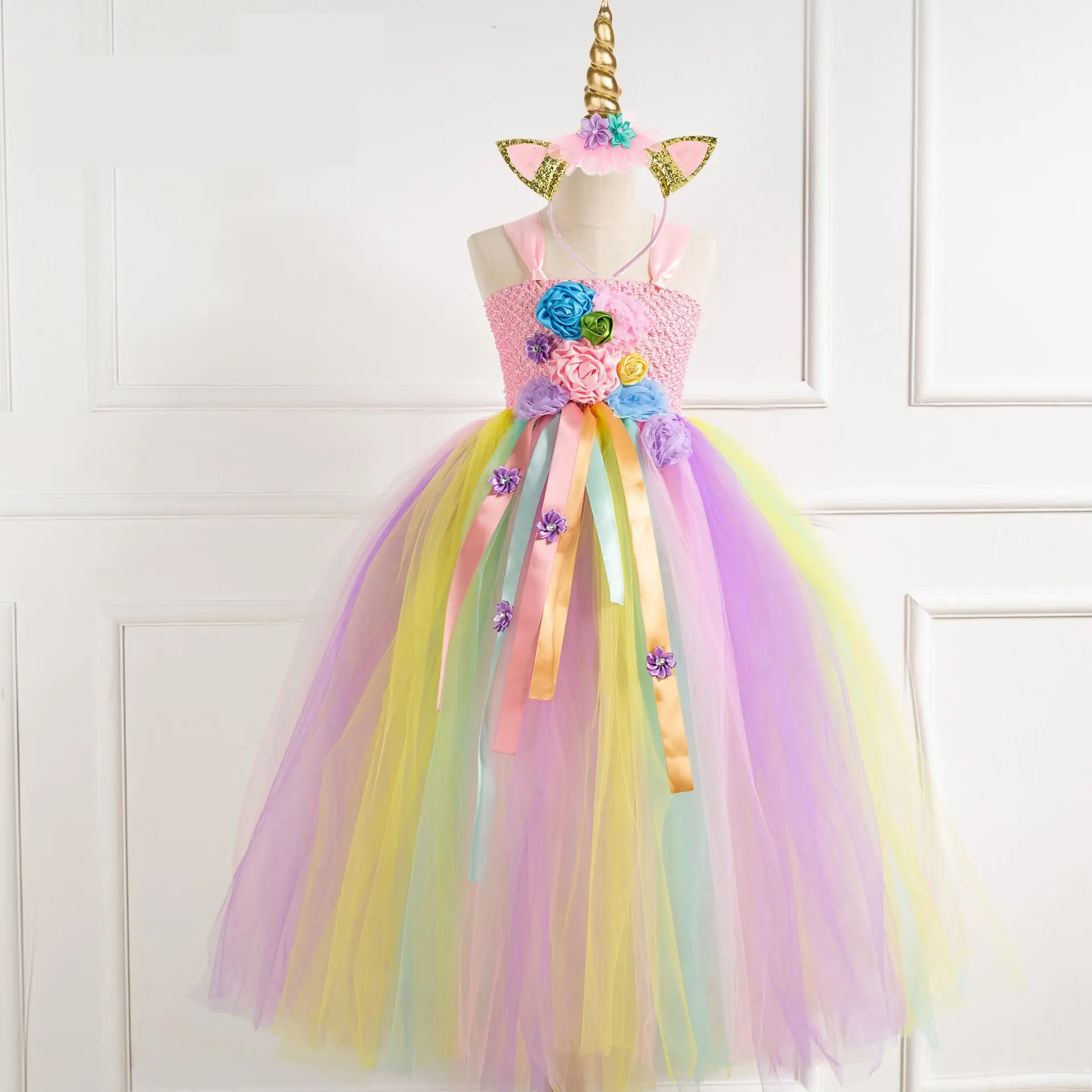 Rainbow Girls Unicorn Tutu Dress Kids Flower Birthday Party Dress Girls Fancy Dress For Children Christmas Halloween Costumes
Rainbow Girls Unicorn Tutu Dress Kids Flower Birthday Party Dress Girls Fancy Dress For Children Christmas Halloween Costumes