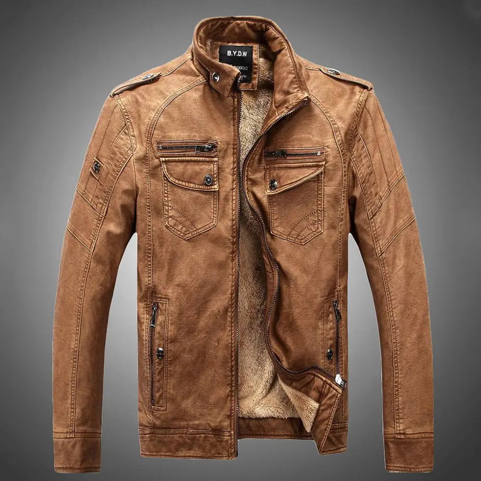 Men Leather Jacket Jaqueta Masculinas Inverno Couro Jacket Men Jaquetas De Couro Mens Winter Outwear coat plus size XXXL
Men Leather Jacket Jaqueta Masculinas Inverno Couro Jacket Men Jaquetas De Couro Mens Winter Outwear coat plus size XXXL