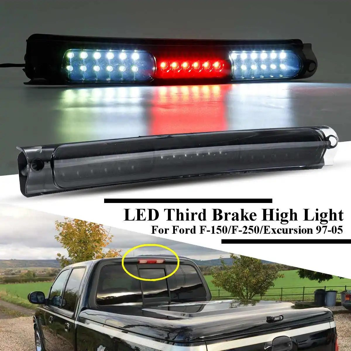 Car High Brake Light For Ford F150 F-150 F-250 1997 1998 1999 2000 2001 2002 2003 Middle Stop Tail Light Rear Brake Lamp Third
Car High Brake Light For Ford F150 F-150 F-250 1997 1998 1999 2000 2001 2002 2003 Middle Stop Tail Light Rear Brake Lamp Third