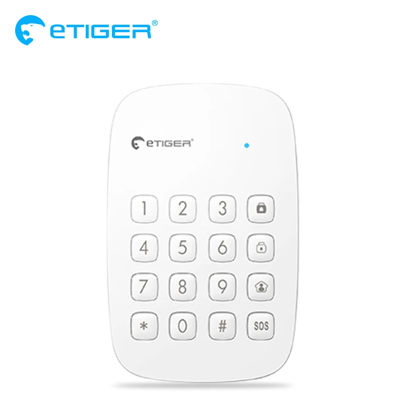 Беспроводная RFID Клавиатура Etiger K1A для системы сигнализации S4 S3B V2 работает с rfid