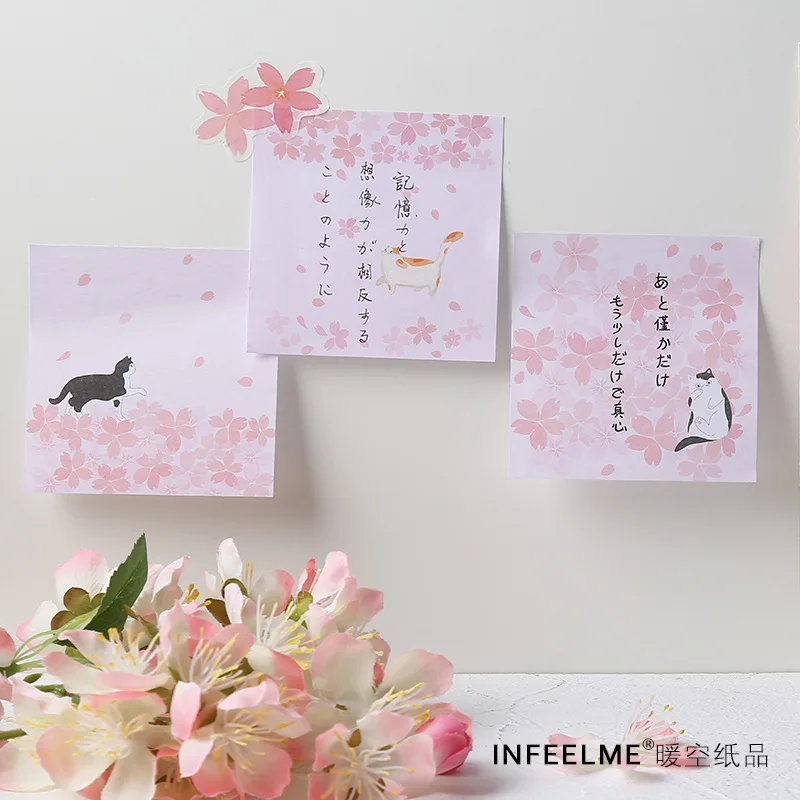 Cute Cat Cherry Sakura Memo Pad Sticky Notes Escolar Papelaria School Supplies Bookmark Label
Cute Cat Cherry Sakura Memo Pad Sticky Notes Escolar Papelaria School Supplies Bookmark Label