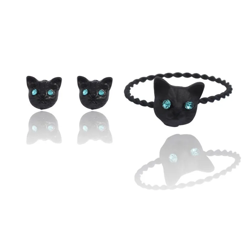 Fashion Pet Cat Earrings Gold And Silver Black 3D Cute Female Small Animal Earrings Kawaii Girl Charm Jewelry Christmas Gift
Fashion Pet Cat Earrings Gold And Silver Black 3D Cute Female Small Animal Earrings Kawaii Girl Charm Jewelry Christmas Gift