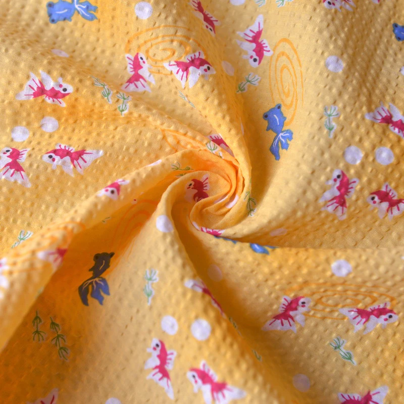 Huang Jinyu Bubble Polyester Cotton Linen Cloth Dress Shirt EVA Clothes Children's fabricWear Fabric with Pulp and Wind Mango
Huang Jinyu Bubble Polyester Cotton Linen Cloth Dress Shirt EVA Clothes Children's fabricWear Fabric with Pulp and Wind Mango