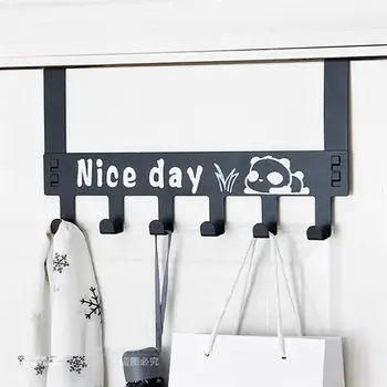 Over Door Hook Hanger Panda Removable Storage Rack 6 Hooks Holder Home Organizer for Coat Towel Bag Kid Room Metal Robe Kitchen
Over Door Hook Hanger Panda Removable Storage Rack 6 Hooks Holder Home Organizer for Coat Towel Bag Kid Room Metal Robe Kitchen