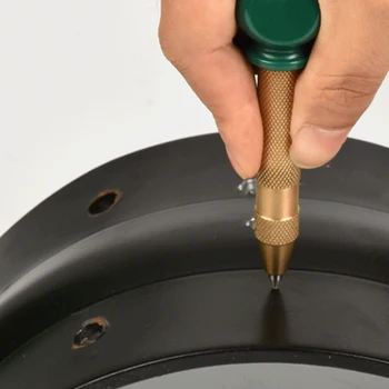 5 Inch 1Pc Automatic Center Pin Punch Spring Loaded Marking Starting Holes Tool Wood Press Dent Marker Woodwork Tool Drill Bit
5 Inch 1Pc Automatic Center Pin Punch Spring Loaded Marking Starting Holes Tool Wood Press Dent Marker Woodwork Tool Drill Bit