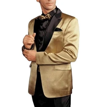 Gold Mens Formal Prom Party Suit Wedding Suit Groom Tuxedos 2 Pieces Jacket+Pants Groomsmen Suit for Wedding
Gold Mens Formal Prom Party Suit Wedding Suit Groom Tuxedos 2 Pieces Jacket+Pants Groomsmen Suit for Wedding
