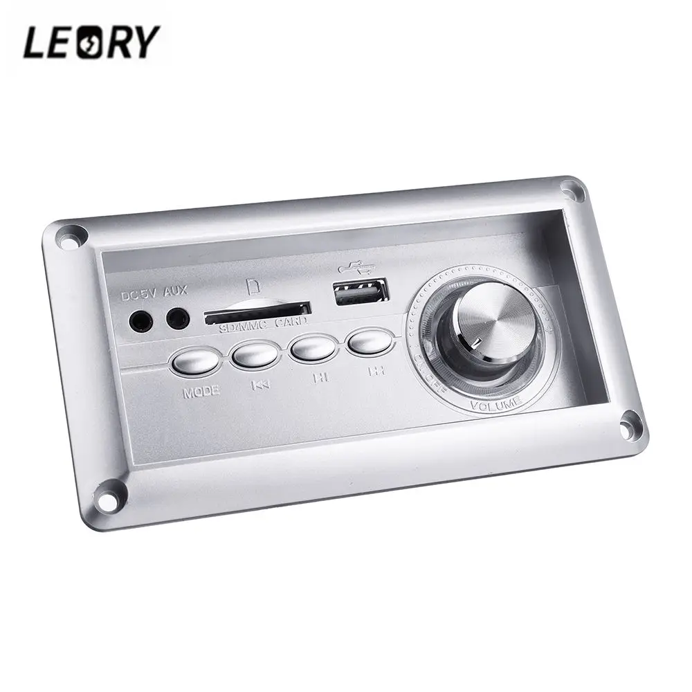 LEORY Wireless bluetooth Decoder Board Car Audio Module MP3 WMA DAC Decoding Board With USB SD TF 3W*2 for speaker amplifier
LEORY Wireless bluetooth Decoder Board Car Audio Module MP3 WMA DAC Decoding Board With USB SD TF 3W*2 for speaker amplifier