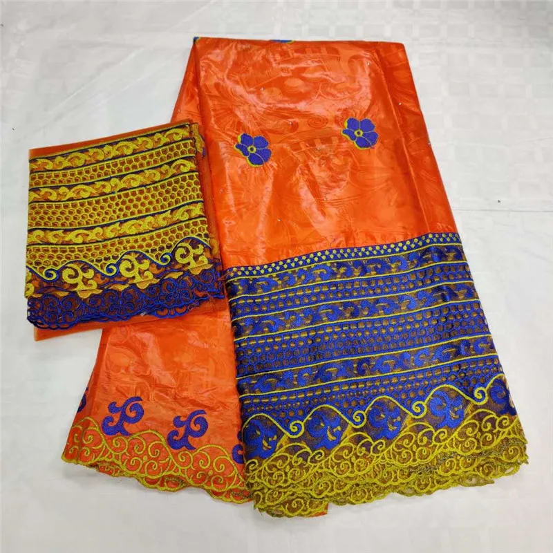 5 Yards+2 Yards India Bazin Riche Getzner Lace Fabric 2019 With Blouse Beaded Gold Line Embroidered Lace Basin Fabric LX062203
5 Yards+2 Yards India Bazin Riche Getzner Lace Fabric 2019 With Blouse Beaded Gold Line Embroidered Lace Basin Fabric LX062203
