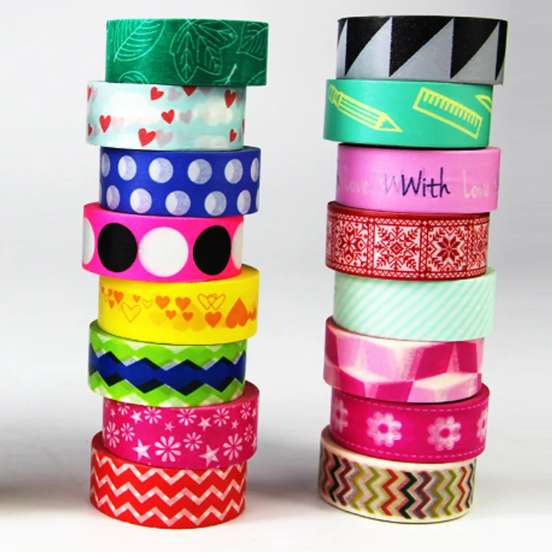 1 Roll Colorful Washi Tape Paper Masking Tapes Patterns Designs Label Adhesive Tape DIY Scrapbook Sticker,15mm*8m
1 Roll Colorful Washi Tape Paper Masking Tapes Patterns Designs Label Adhesive Tape DIY Scrapbook Sticker,15mm*8m