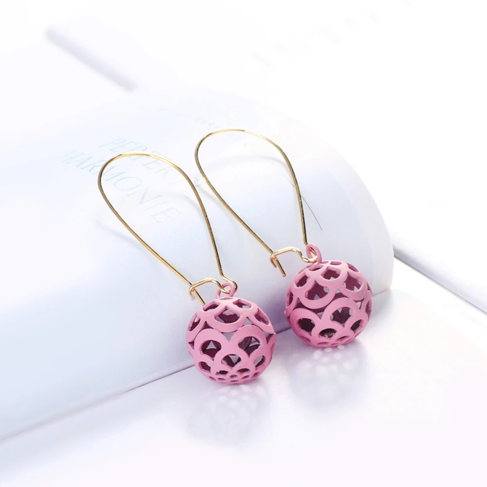 Classic Metal Ball Hoop Earrings For Women Rose Gold Color 3 Color Rounds Grain Jewelry DWE638M
Classic Metal Ball Hoop Earrings For Women Rose Gold Color 3 Color Rounds Grain Jewelry DWE638M