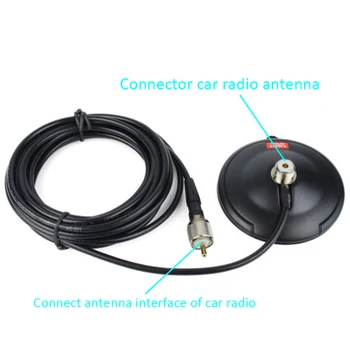 PL259 Vehicle Radio Sucker Feeder 5m Vacuum Ultrathin Sucker for Kenwood ICOM radios
PL259 Vehicle Radio Sucker Feeder 5m Vacuum Ultrathin Sucker for Kenwood ICOM radios