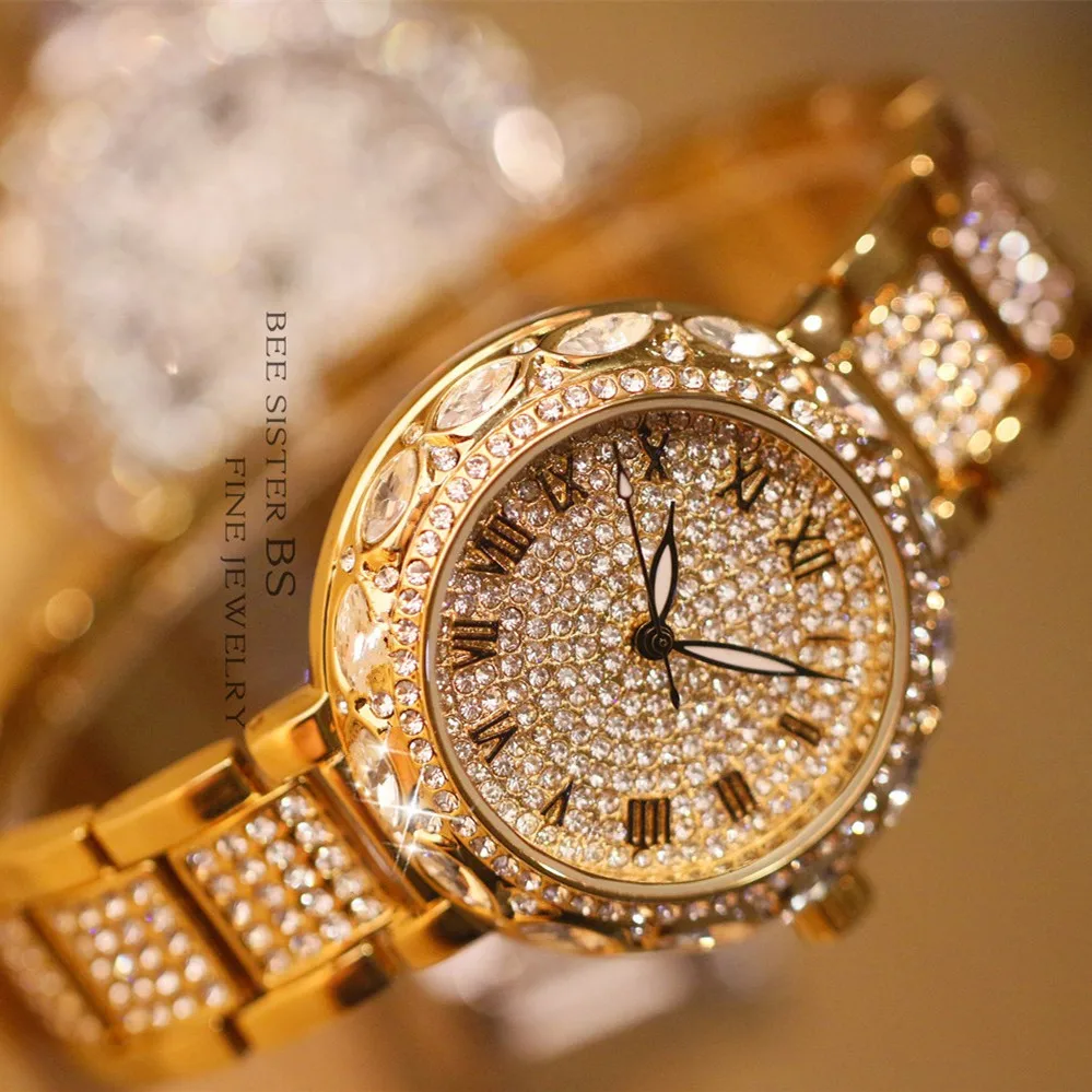 Brand Quartz Ladies Watch Rhinestone reloj mujer Waterproof Women Watches Steel Luxury Wristwatch Relogio Feminino Montre Femme
Brand Quartz Ladies Watch Rhinestone reloj mujer Waterproof Women Watches Steel Luxury Wristwatch Relogio Feminino Montre Femme