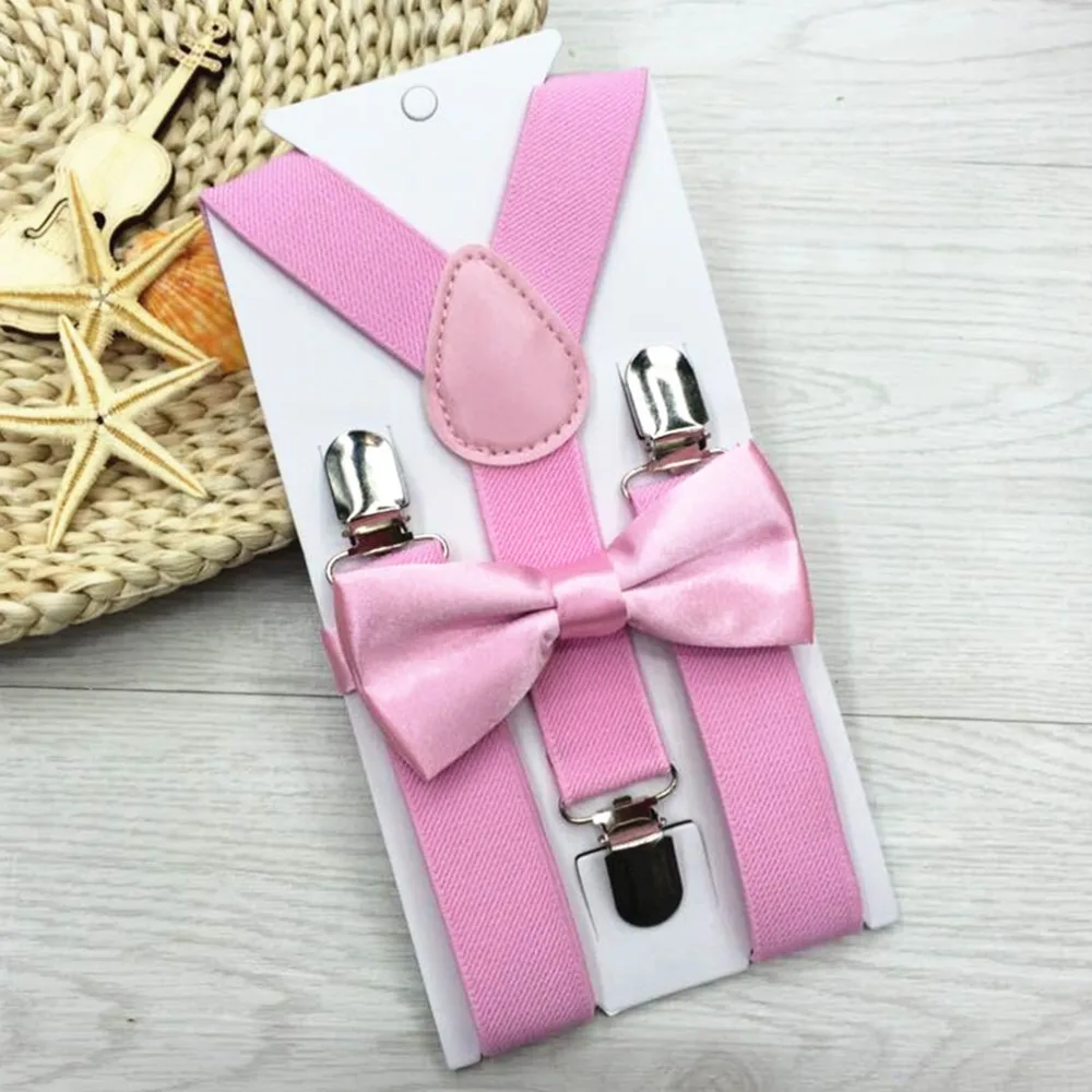 Kids Elastic Suspenders&Bow Tie Matching Tuxedo Suit Y-Back Brace Belt Multi-color Bowtie Children Costume Adjustable
Kids Elastic Suspenders&Bow Tie Matching Tuxedo Suit Y-Back Brace Belt Multi-color Bowtie Children Costume Adjustable