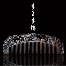 Professional Health Care Comb Anti-static Massage Black Sandalwood Comb Handmade Hair Brush Wedding/ Birthday Gift Freeshipping
Professional Health Care Comb Anti-static Massage Black Sandalwood Comb Handmade Hair Brush Wedding/ Birthday Gift Freeshipping