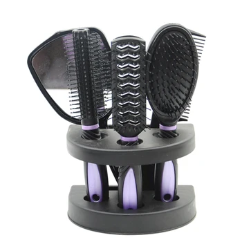5Pcs Home Women With Holder Portable Hair Brush Makeup Travel Styling Set Nonslip Combs Mirror Massage Tool Salon Random Color
5Pcs Home Women With Holder Portable Hair Brush Makeup Travel Styling Set Nonslip Combs Mirror Massage Tool Salon Random Color