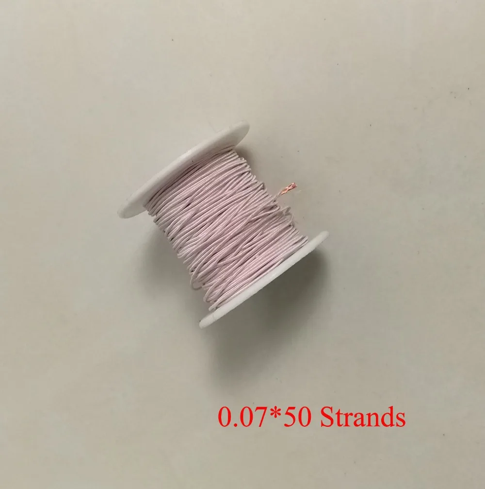 0.07mm*50 Strands Polyurethane Enameled Copper Wire Multi-strand Litz wire Yarn wrap wire
0.07mm*50 Strands Polyurethane Enameled Copper Wire Multi-strand Litz wire Yarn wrap wire