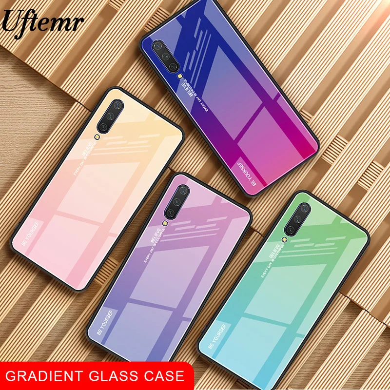 Phone Case for Xiaomi Mi A3 Lite Case Cover Gradient Tempered Glass Soft Silicon Fram Protective Cover for Xiaomi Mi A3 Case
Phone Case for Xiaomi Mi A3 Lite Case Cover Gradient Tempered Glass Soft Silicon Fram Protective Cover for Xiaomi Mi A3 Case