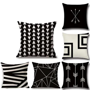 1pc Linen Geometric Line Pillow cover Stock 45 * 45cm Simple and Modern Simple back rest lazyback pillowcase Decorative bedding
1pc Linen Geometric Line Pillow cover Stock 45 * 45cm Simple and Modern Simple back rest lazyback pillowcase Decorative bedding