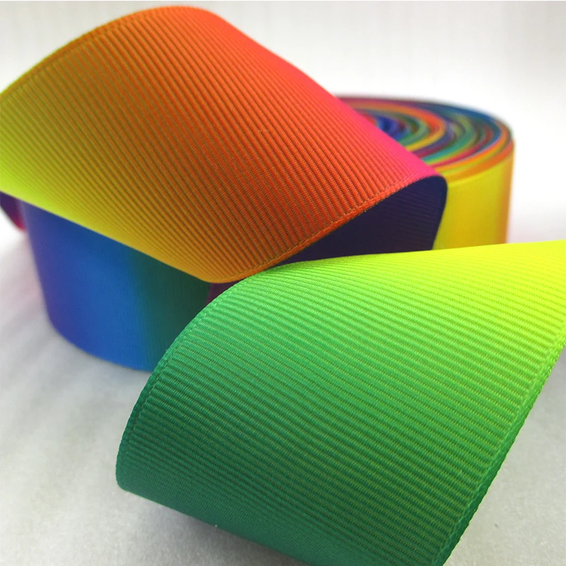 (5yds per roll) 10Yds 1.5"(38mm) Rainbow ribbon Gradient color printed DIY craft handmade materials wedding gift wrap,10Yc635
(5yds per roll) 10Yds 1.5"(38mm) Rainbow ribbon Gradient color printed DIY craft handmade materials wedding gift wrap,10Yc635