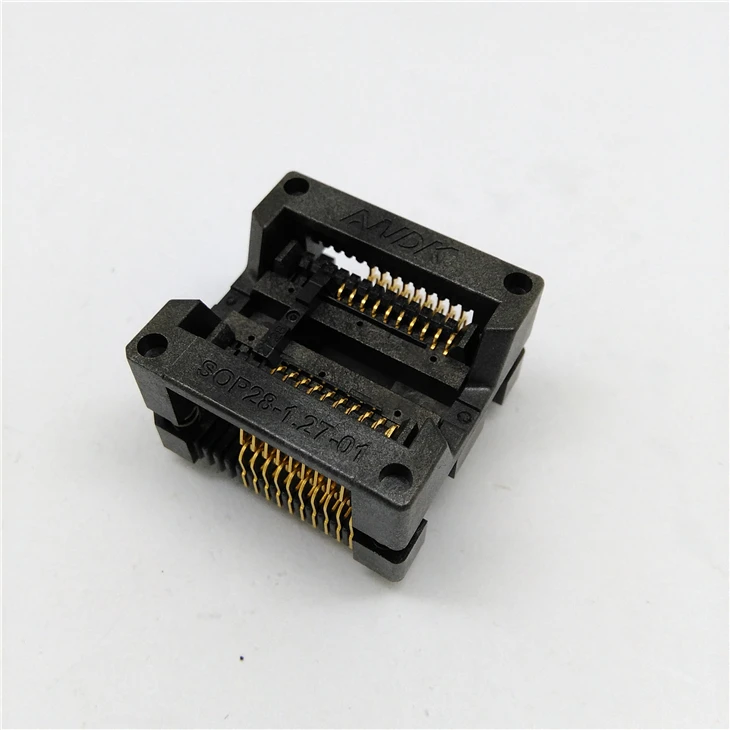 SOP20 SOIC 20 SO20 Burn in Socket Pitch 1.27m IC Body Width 7.5mm 300mil Flash Test Socket Adapter
SOP20 SOIC 20 SO20 Burn in Socket Pitch 1.27m IC Body Width 7.5mm 300mil Flash Test Socket Adapter