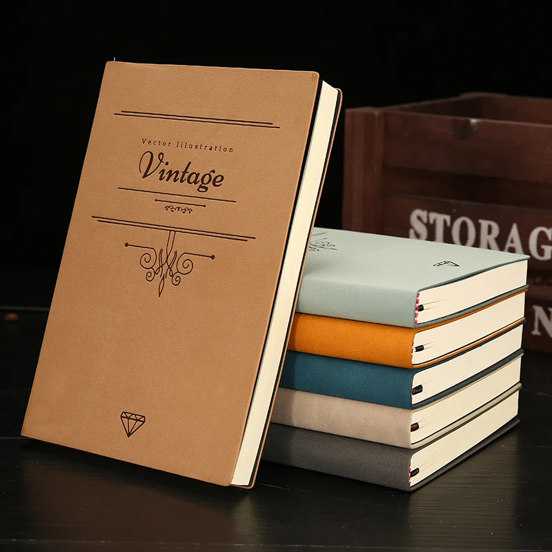 Notebook Notebook A5b5 High-grade Leather Retro Thick Business Notebook Diary Customized Logo
Notebook Notebook A5b5 High-grade Leather Retro Thick Business Notebook Diary Customized Logo