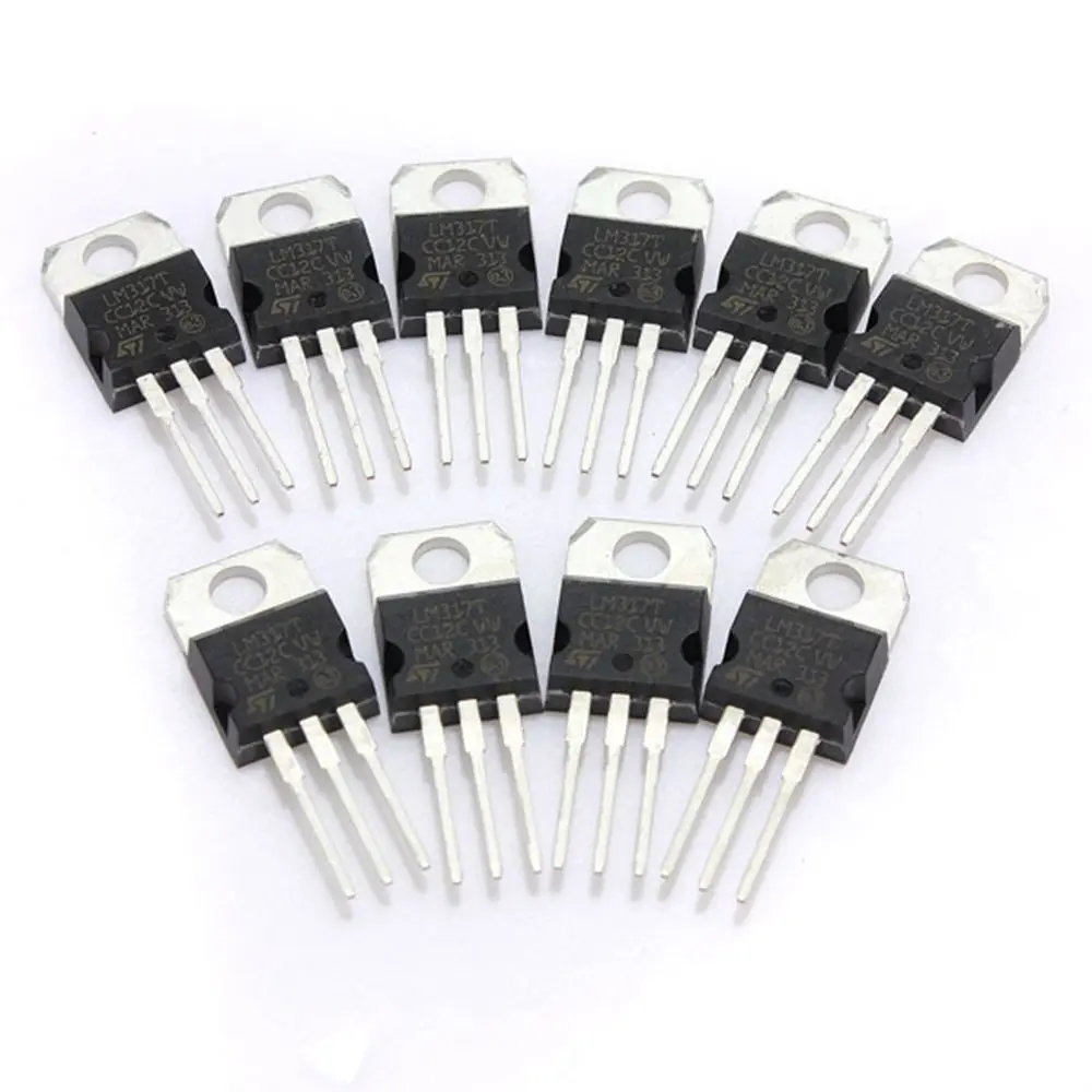 10 Pcs High Quality LM317T Regulated Power Supply Three-Terminal Voltage Regulator 1.2V To 37V 1.5A Best Choice
10 Pcs High Quality LM317T Regulated Power Supply Three-Terminal Voltage Regulator 1.2V To 37V 1.5A Best Choice