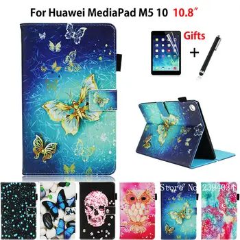 Case For Huawei MediaPad M5 Pro 10 10.8 CMR-AL09 CMR-W09 CMR-W19/AL19 Cover Funda Tablet Owl butterfly Stand Shell+Stylus+film
Case For Huawei MediaPad M5 Pro 10 10.8 CMR-AL09 CMR-W09 CMR-W19/AL19 Cover Funda Tablet Owl butterfly Stand Shell+Stylus+film