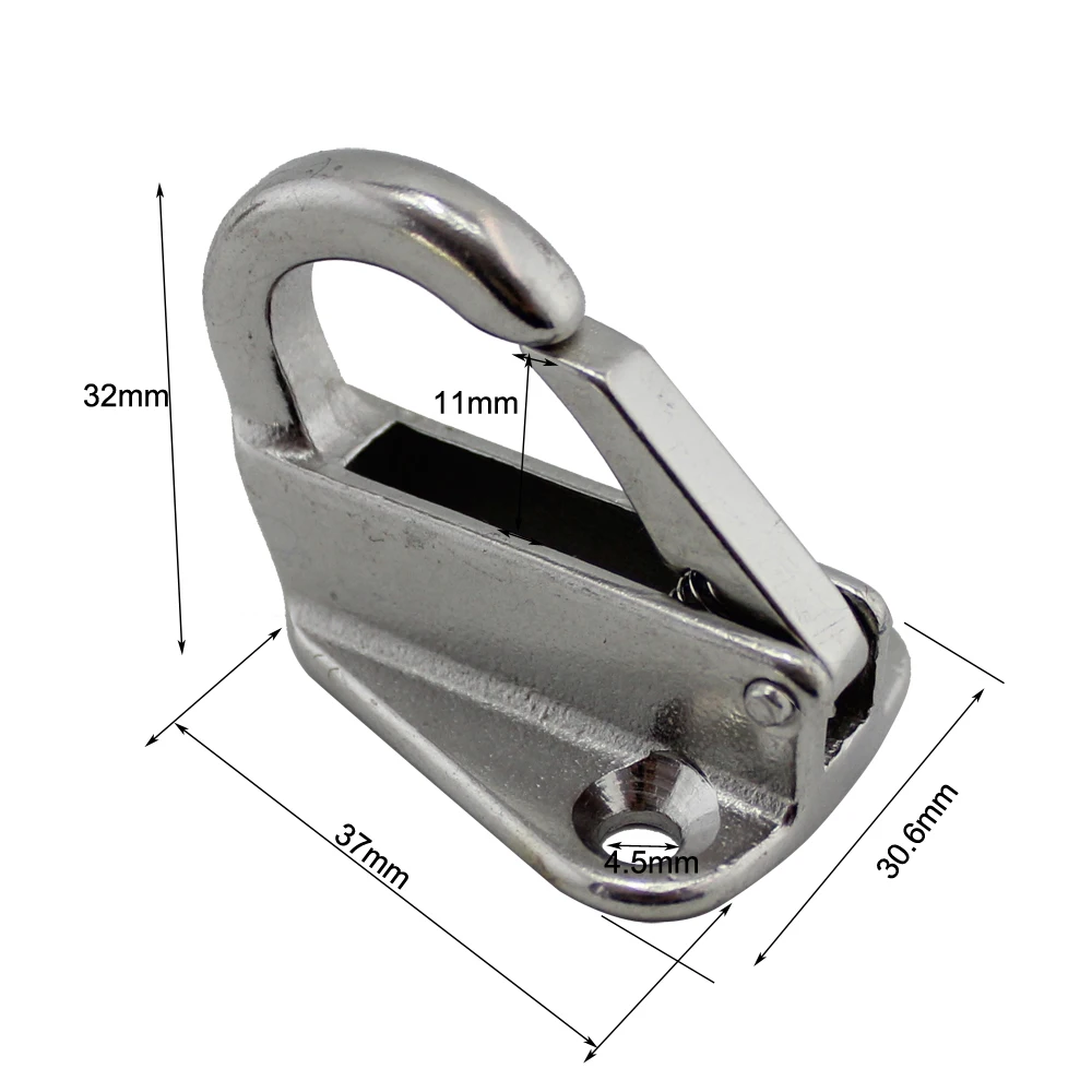 Stainless Steel Marine Fender Spring Hook Snap Fending Hook Attach Rope Boat Sail Tug Ship Hardware
Stainless Steel Marine Fender Spring Hook Snap Fending Hook Attach Rope Boat Sail Tug Ship Hardware