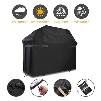 Grill cover Waterproof BBQ Cover Protective shell BBQ Grill Cover Gas grill Protective Hood Grill cover 
Grill cover Waterproof BBQ Cover Protective shell BBQ Grill Cover Gas grill Protective Hood Grill cover