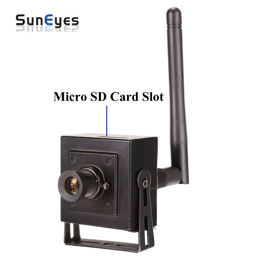 

SunEyes SP-V903W 960P 1.3MP HD Wireless Super Mini IP Camera Wifi with Micro SD Slot free P2P Support AP Access Point Mode