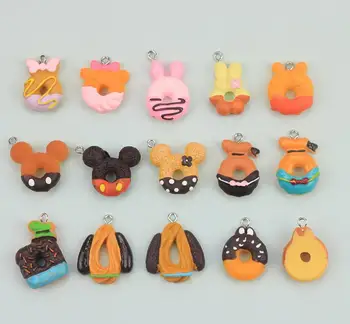kawaii Flat back resin Cartoon mouse Minnie food donut charms keyring charms resin charms necklace pendant for DIY decoration
kawaii Flat back resin Cartoon mouse Minnie food donut charms keyring charms resin charms necklace pendant for DIY decoration