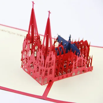 Cubic life 3D architecture in Germany Cologne Cathedral tourism creative handmade paper card stereo cards
Cubic life 3D architecture in Germany Cologne Cathedral tourism creative handmade paper card stereo cards
