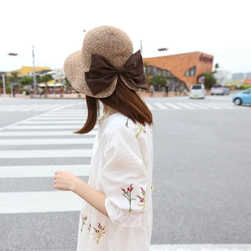 New Bow spell color female hat 2018 Fashion Cap Women Sun Hat Bowknot Foldable Women Straw Hat with sombrero de la playa
New Bow spell color female hat 2018 Fashion Cap Women Sun Hat Bowknot Foldable Women Straw Hat with sombrero de la playa