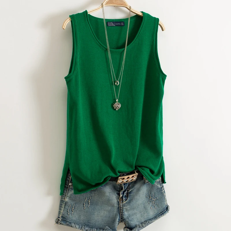 cotton small suspenders, vest, female, summer, sleeveless, knitted, bottoming shirt, short, long, loose outer wear
cotton small suspenders, vest, female, summer, sleeveless, knitted, bottoming shirt, short, long, loose outer wear