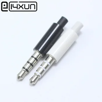 EClyxun 4pcs 3.5mm 4 Pole Stereo headset plug jack 3.5 Nickel Plated Black White Audio Plugs Jack Adapter Connector
EClyxun 4pcs 3.5mm 4 Pole Stereo headset plug jack 3.5 Nickel Plated Black White Audio Plugs Jack Adapter Connector