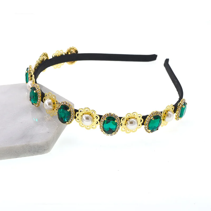 Fashion Crystal Rhinestones Baroque Fine Elegant Headbands Tiara Women Headwear Hair Hoop Bezel for Girls Hair Accessories
Fashion Crystal Rhinestones Baroque Fine Elegant Headbands Tiara Women Headwear Hair Hoop Bezel for Girls Hair Accessories