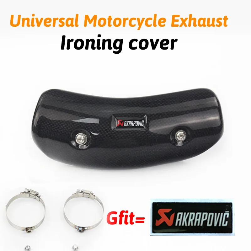 Motorcycle Muffler Carbon Fiber Protector Heat Shield Cover Guard For Akrapovic Yoshimura AR Exhaust with sticker
Motorcycle Muffler Carbon Fiber Protector Heat Shield Cover Guard For Akrapovic Yoshimura AR Exhaust with sticker