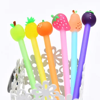 24 pcs/Lot Novelty Fruit gel pen Strawberry Apple 0.5mm ballpoint pens Black color for signature writing School supplies F746
24 pcs/Lot Novelty Fruit gel pen Strawberry Apple 0.5mm ballpoint pens Black color for signature writing School supplies F746