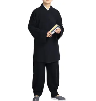 UNISEX Full cotton lay meditation monk kung fu clothing Buddhist shaolin monks uniforms arhat Arhat suits outfit black/red
UNISEX Full cotton lay meditation monk kung fu clothing Buddhist shaolin monks uniforms arhat Arhat suits outfit black/red