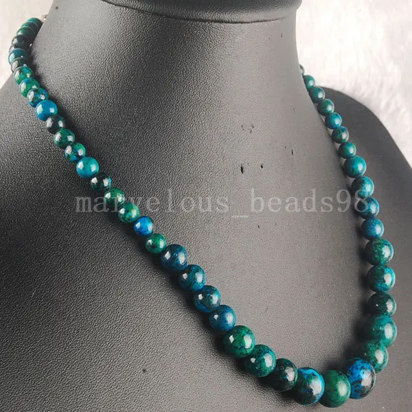 Free shipping Fashion Jewelry 4~14mm Green Azurite Round Ball Pendant Bead Neckace 18" SG5076
Free shipping Fashion Jewelry 4~14mm Green Azurite Round Ball Pendant Bead Neckace 18" SG5076