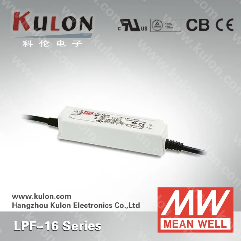 Подлинная Meanwell LPF-16-20 переменного/постоянного тока, Производство Китая Водонепроницаемый светодиодный драйвер 16 Вт 0.8A 20Vdc постоянный ток источника питания PFC для светодиодный освещения
Подлинная Meanwell LPF-16-20 переменного/постоянного тока, Производство Китая Водонепроницаемый светодиодный драйвер 16 Вт 0.8A 20Vdc постоянный ток источника питания PFC для светодиодный освещения