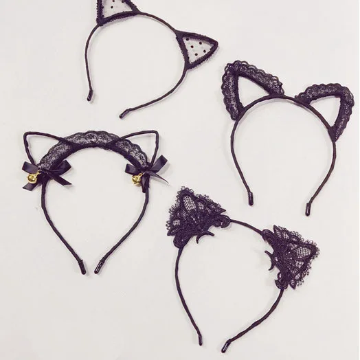 Black Lace Cat Ear Headband Party Spree Cosplay Masquerade Dance Grand Event Selfie Cute Hair Decoration Accessories Supplies
Black Lace Cat Ear Headband Party Spree Cosplay Masquerade Dance Grand Event Selfie Cute Hair Decoration Accessories Supplies