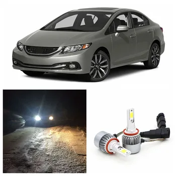 Edislight Low Beam Bulbs COB LED Headlight Kit For 2014 2015 2016 Honda Civic 72W 7600LM White Car Light High Power Headlamp
Edislight Low Beam Bulbs COB LED Headlight Kit For 2014 2015 2016 Honda Civic 72W 7600LM White Car Light High Power Headlamp