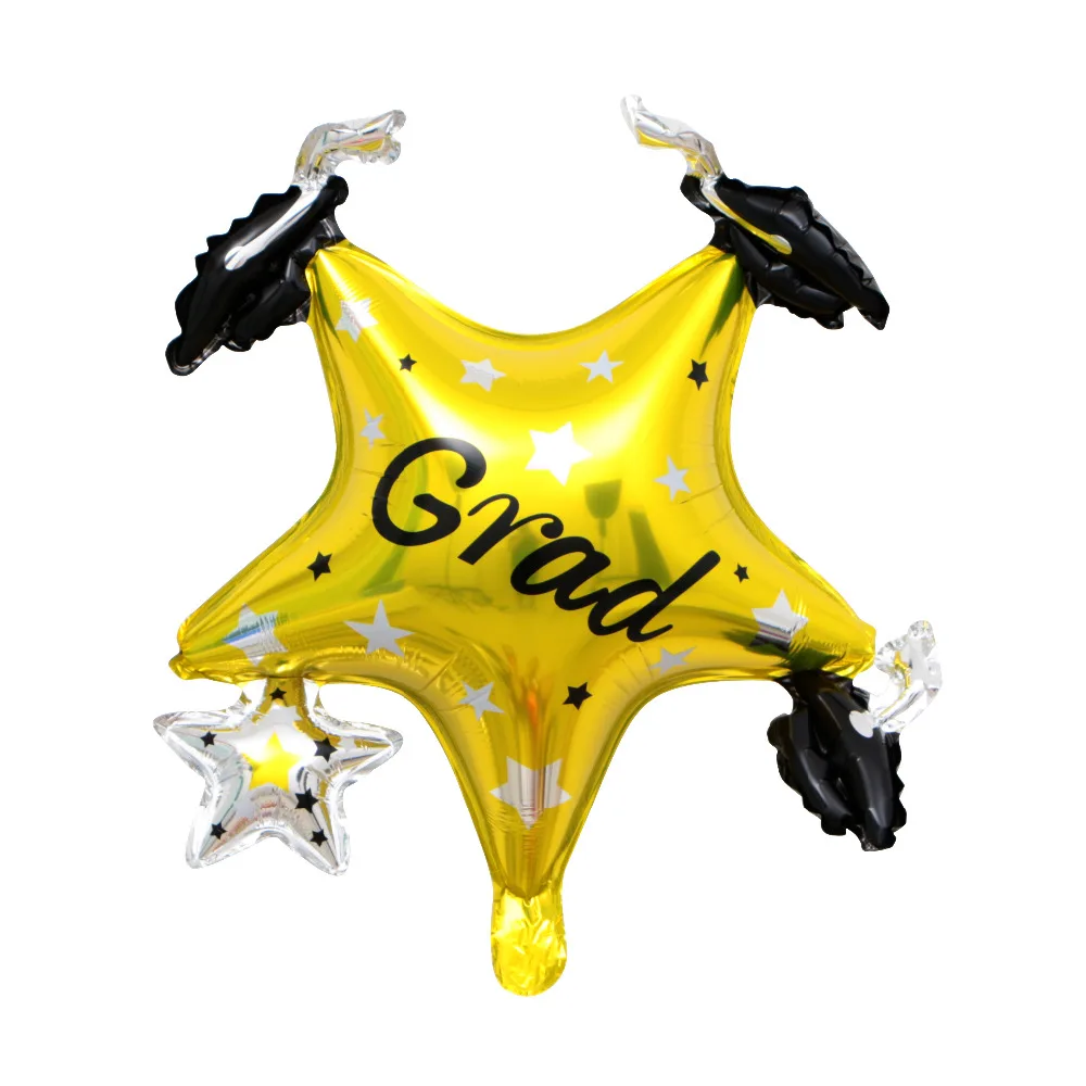 1PC gold silver star Graduation Balloon Grad Party Decoration Smiling Face Foil Congrats Balloons Congratulation Party Supplies
1PC gold silver star Graduation Balloon Grad Party Decoration Smiling Face Foil Congrats Balloons Congratulation Party Supplies