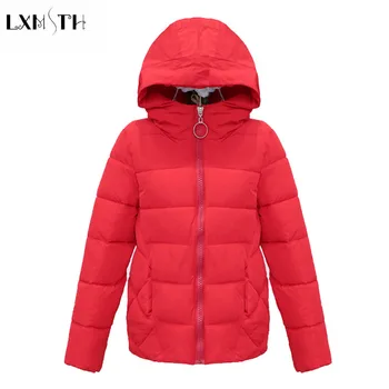 LXMSTH 2019 Autumn Winter Short Parka Jacket Women Zipper Slim Hooded Parka Short Coats Female Solid Feminine Coat Casual Parkas
LXMSTH 2019 Autumn Winter Short Parka Jacket Women Zipper Slim Hooded Parka Short Coats Female Solid Feminine Coat Casual Parkas