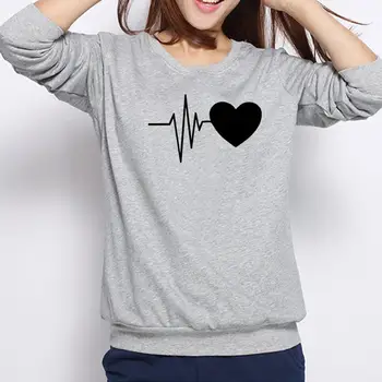 2018 New Fashion LOVE Print Tops Kawaii Sweatshirts Hoodies Women Frauen Printing Funny Full Sleeve O-neck Pullovers Female
2018 New Fashion LOVE Print Tops Kawaii Sweatshirts Hoodies Women Frauen Printing Funny Full Sleeve O-neck Pullovers Female