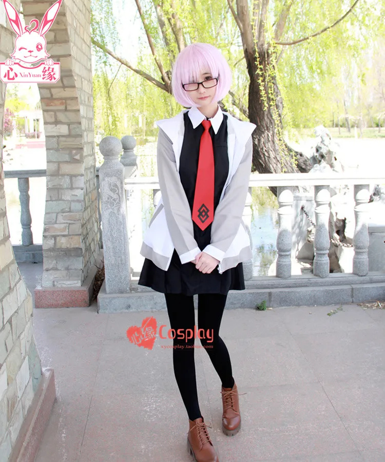 Anime Fate/Grand Order cosplay Matthew Kyrielite cos Halloween party fashion girls costume full set(coat+dress+tie+sock+glasses)
Anime Fate/Grand Order cosplay Matthew Kyrielite cos Halloween party fashion girls costume full set(coat+dress+tie+sock+glasses)