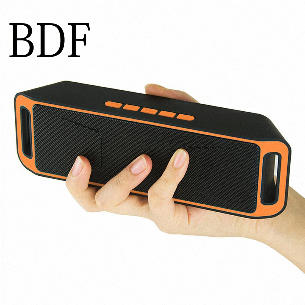 BDF Free shipping Portable Mini Bluetooth speaker Portable Wireless Loudspeaker Sound with 3D System Music surround reveiver
BDF Free shipping Portable Mini Bluetooth speaker Portable Wireless Loudspeaker Sound with 3D System Music surround reveiver
