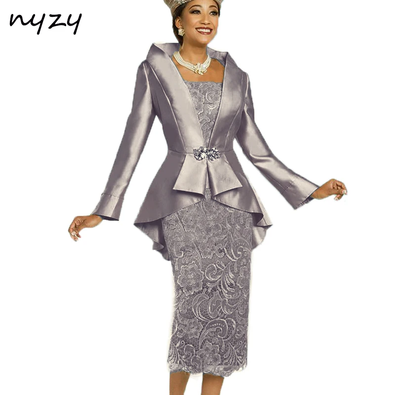 Простое Элегантное официальное платье NYZY M23C 2019 года для матери невесты наряды из